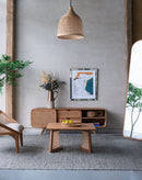 Teak Coffee Table - Natural Wood / Brown