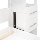 Murphy Wall Bed With Shelves, Drawers And LED Lights