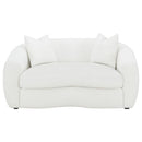 Isabella - Faux Sheepskin Upholstered Sofa Set