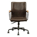 Joslin - Office Chair - Distress Chocolate Top Grain Leather
