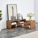 Cube TV Stand With Open Storage And 2 Shelves