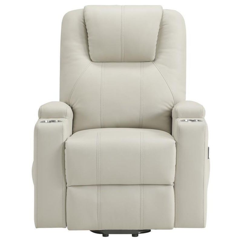 Armstrong - Upholstered Power Lift Massage Recliner