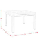 Francesca - Square Counter Height Dining Set