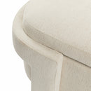 Versatile Storage Ottoman Bench, Spacious & Durable - Beige