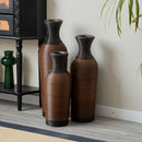 Classic And Neat Floor Vase, High Independent Flower Stand (Set of 3)