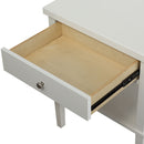 Madison - Nightstand With Open Shelf And Drawer And Decorative Side Panels