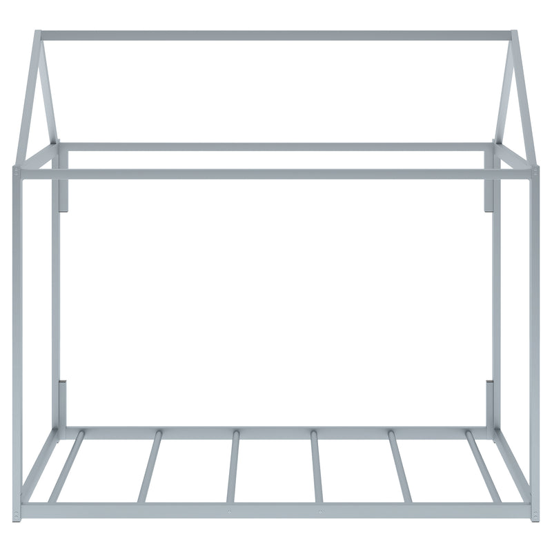 Metal House Shape Platform Bed, twin