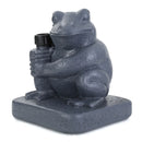Whimsical - Frog Neptune Umbrella Base Concrete