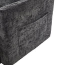 Multifunctional Chenille Recliner Sofa With Storage And Phone Bracket