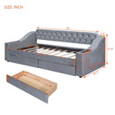 Upholstered Daybed With Storage Armrests And USB Port