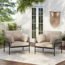 Rope Lounge Chair With Cushions For Modern Spaces
