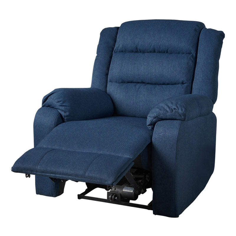 Wide - Power Standard Recliner - Navy Blue