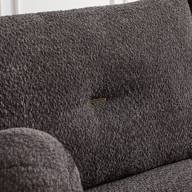 2 Seater Cushion Sofa With 2 Cushions And 2 Ball Pillows