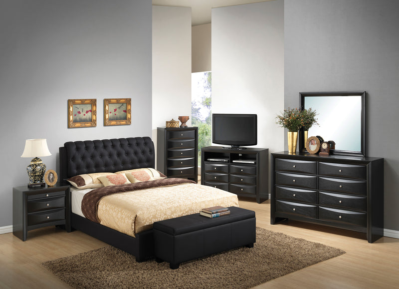 Marilla - G1500C-FB-UP Full Bed - Black