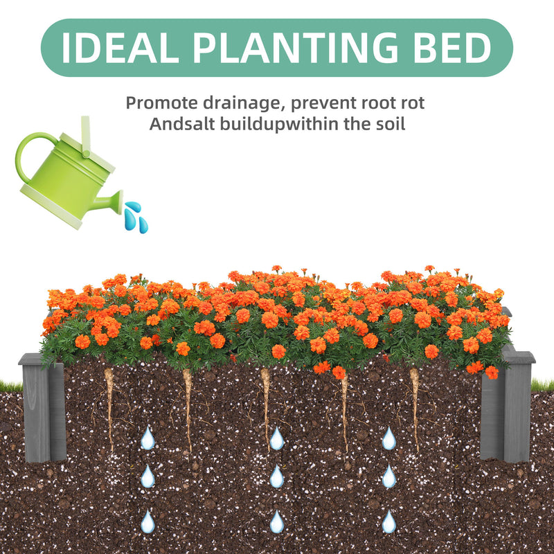 Outdoor Raised Garden Bed