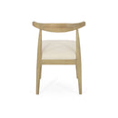 Mid Century Modern Dining Chair Set With Upholstered Seating