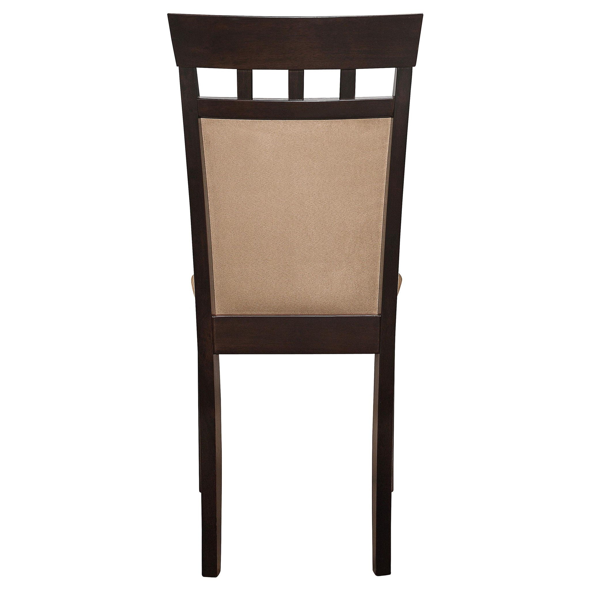 Gabriel Closed Back Dining Side Chair Cappuccino (Set of 2) - Atlantic Fine Furniture Melbourne FL