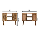 Rosalie - Media Unit - Beige Brown