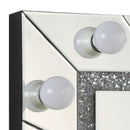 Noralie - 28" Accent Mirror - Mirrored & Faux Diamonds