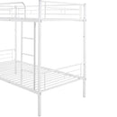 Twin Over Twin Metal Bunk Bed (White)( old sku: MF189201KAA )
