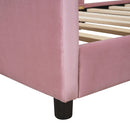 Upholstered Daybed With Rabbit Ear Shaped Headboard