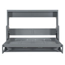 Murphy Bed With Hydraulic Lift & Desk Design