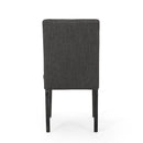 Contemporary Dining Chair With Upholstered Seating And Tapered Legs