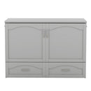 Murphy Wall Bed With Drawer And A Set Of Sockets & USB Ports, Pulley Structure Design