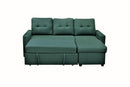 Convertible L Shaped Sectional Sleeper Sofa Bed, Saving Pull Out Couch