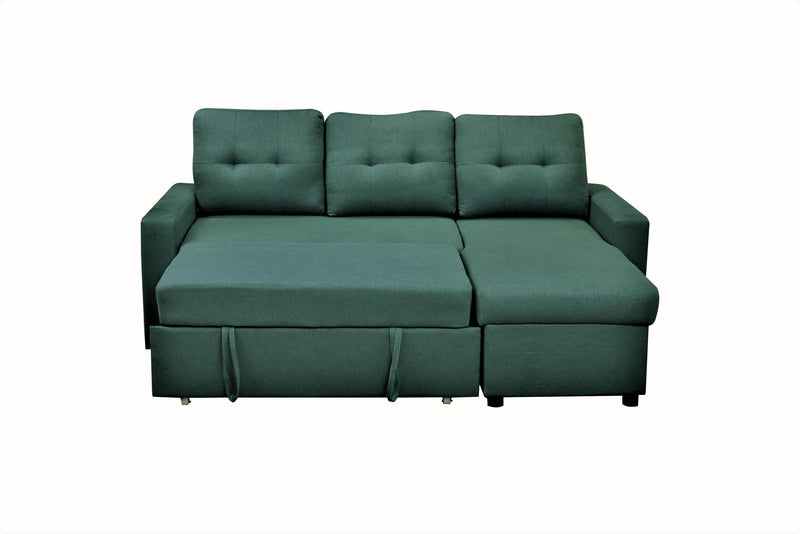 Convertible L Shaped Sectional Sleeper Sofa Bed, Saving Pull Out Couch