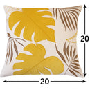 Autumn Vibes Leaf Accent Pillow