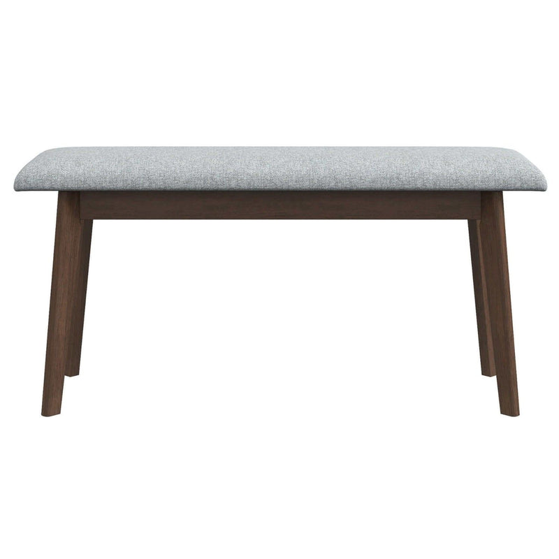 Carlos - Fabric Upholstered Solid Wood Bench