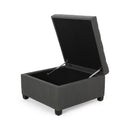 Isabella - Contemporary Ottoman With Storage