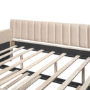 Upholstered Daybed With Slat Support