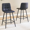Bar Chair Set Comfortable With Metal Legs And Ergonomic Design