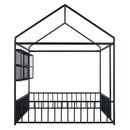 House Frame With Fence And Shelves