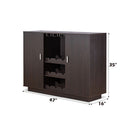 Hazen - Server - Espresso - 35" - Atlantic Fine Furniture Inc