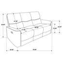 Navarro - Chenille Upholstered Reclining Sofa