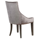 Phelps - Velvet Upholstered Dining Side Chair (Set of 2) - Gray