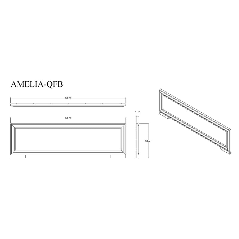 Adelaide - Bed With LED