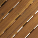 Outdoor Acacia Wood Folding Patio Barstool