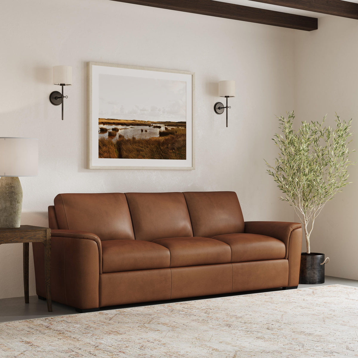 Henry - Sofa - Caramel