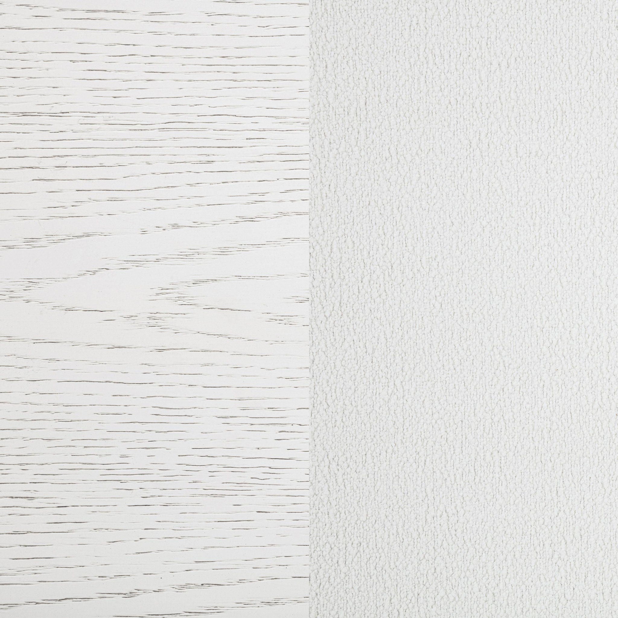 Marielle Eastern King Upholstered Panel Bed Distressed White