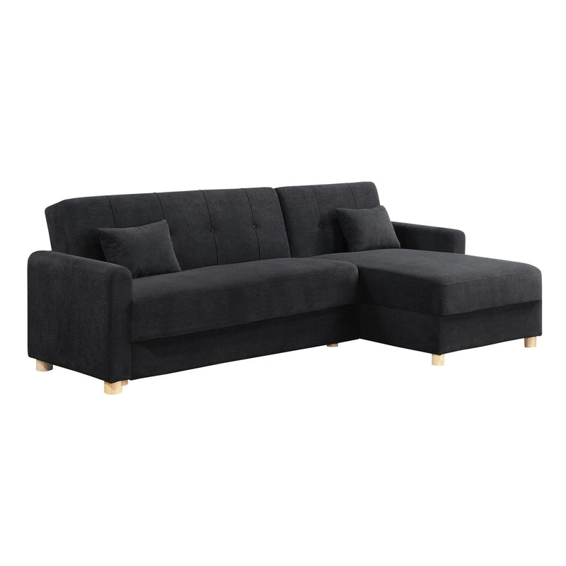 Thomas - 99.5" Convertible Sleeper Sectional Sofa with Reversible Chaise and Storage