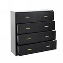 Modern Drawer Dresser For Bedroom, Ample Storage Wide Chest Of Drawers