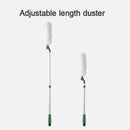 Long Handle Duster With Extension Bar, Home Dust Collector - White