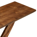 Console Table With Cross Leg Base And Reinforced Support Plate