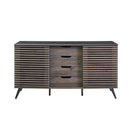 Contemporary Sliding Slat Door Sideboard