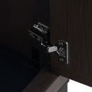 Modern Freestanding Bathroom Vanity With Ceramic Sink, Hot And Cold Faucet, Storage Cabinet & Open Shelf