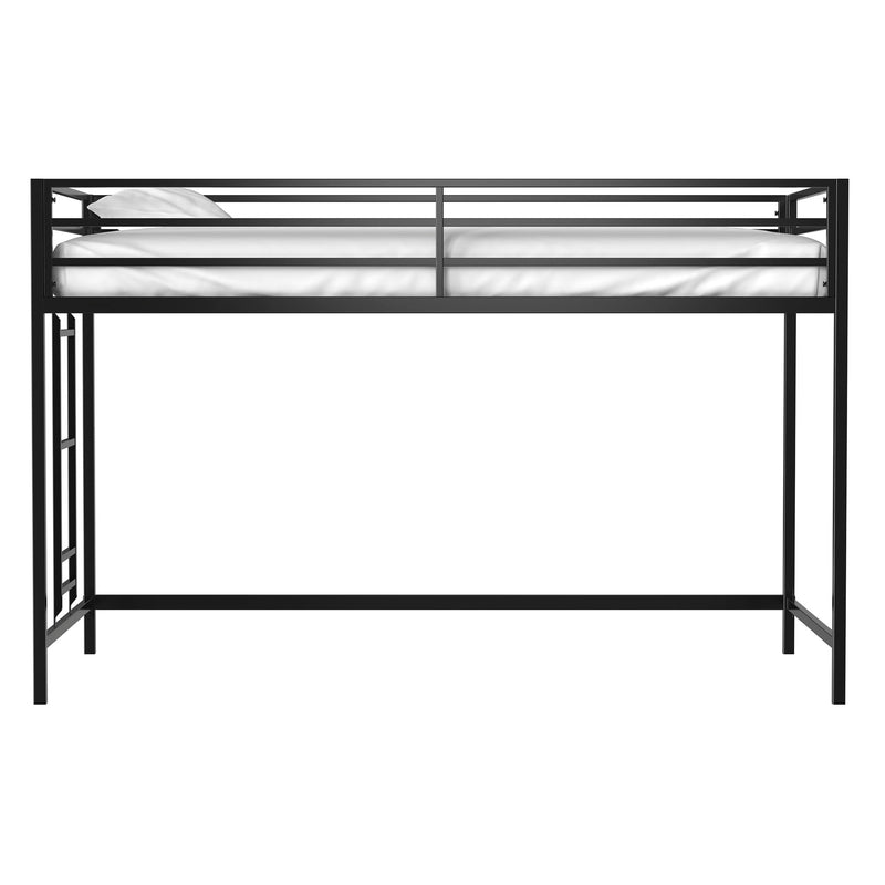 Adam - Junior Twin Loft Bunk - Black